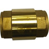 Обратный клапан латунный 1" (металл. затвор)